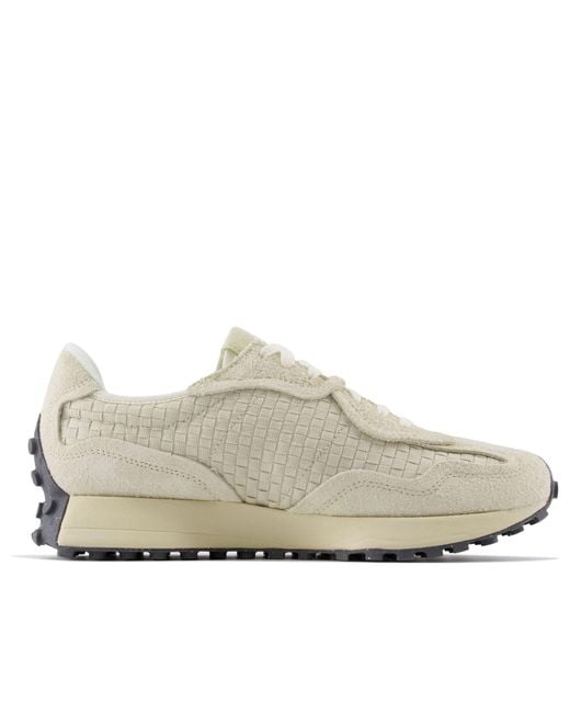 New Balance White 327 'Pale Moss' for men
