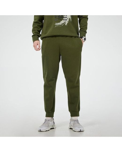 Adidas Green Th Pnt Dk Id Knit Sports Long Pants for men