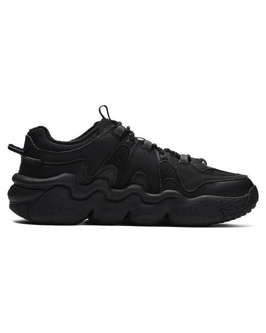 Fila Black Panini Low Retro Basketball Sneakers for men