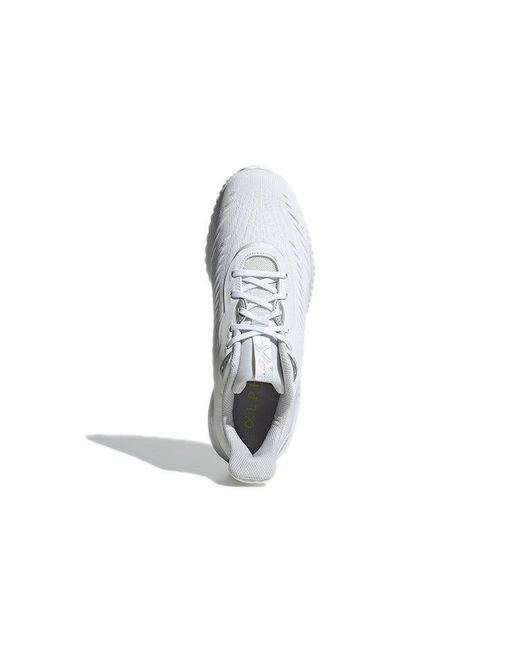 Adidas White Alphabounce Metallic' for men