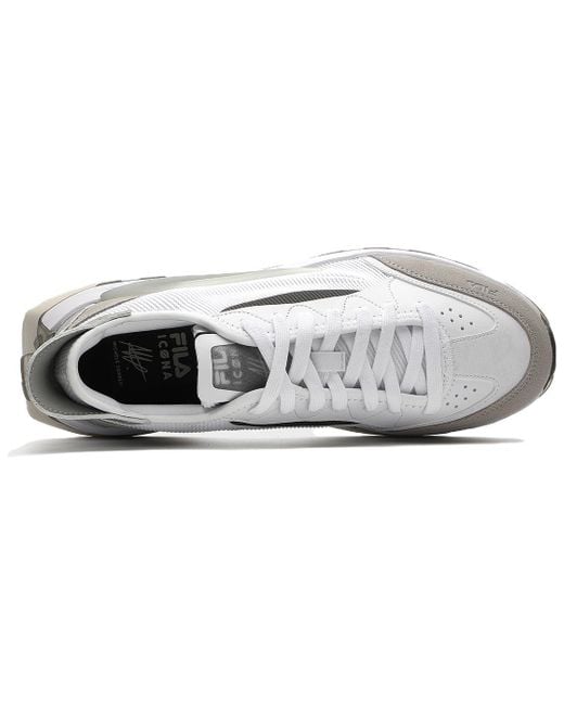 Fila White Km Athletic Shoes for men