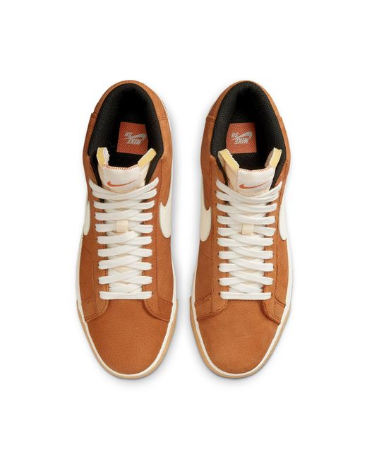 Nike Brown Blazer Sb Mid Iso 'Dark Russet' for men