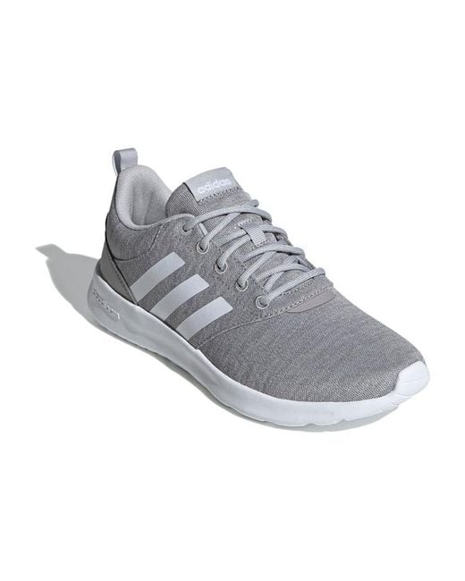 Adidas White (Wmns) Qt Racer 2.0 'Light Granite'