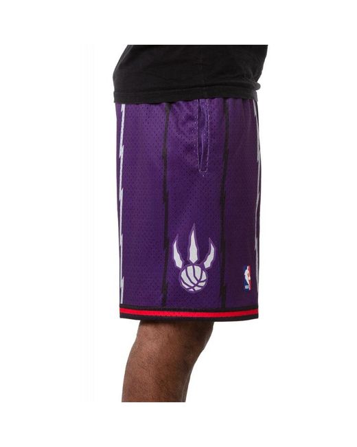 Mitchell & Ness Purple Nba Swingman Shorts Toronto Raptors Road 1998-99 'Dark' for men