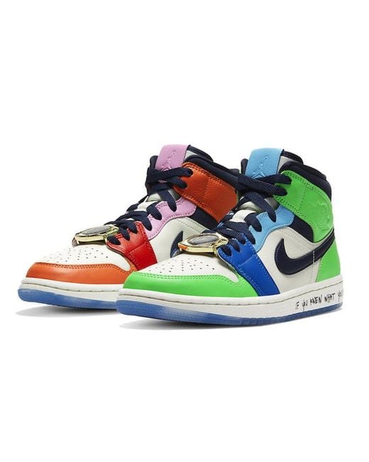 Nike Green (Wmns) 1 Mid X Melody Ehsani 'Fearless'