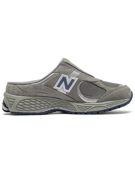 New Balance Gray 2002R Mule for men
