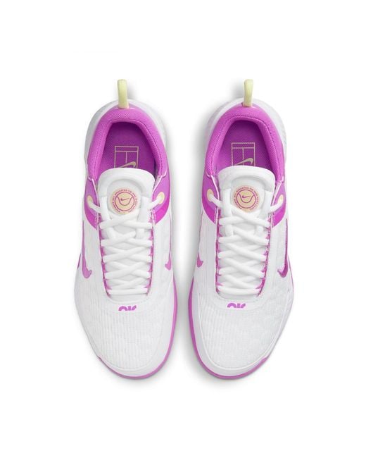 Nike Purple (Wmns) Court Air Zoom Nxt Hc Fuchsia Dream'