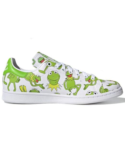Adidas Green The Muppets X Stan Smith 'Kermit The Frog Allover Print' for men