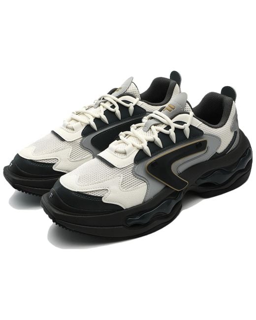 Fila Black Vintage Daddy Shoes for men