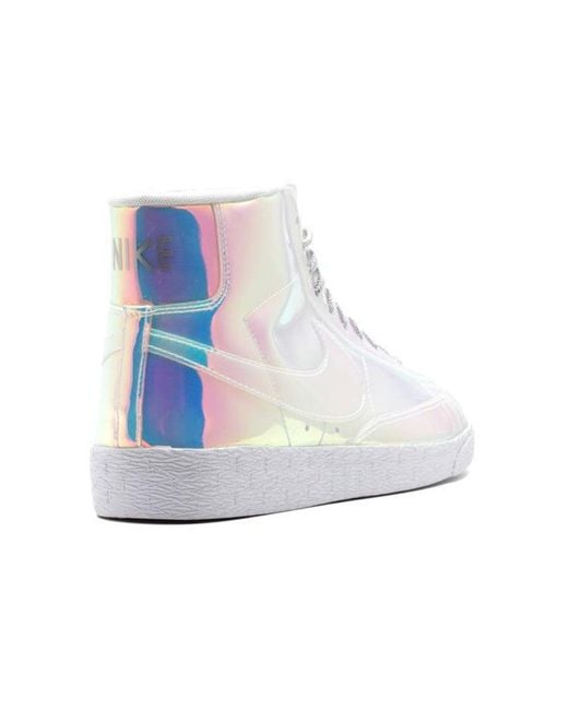 Nike Blue (Wmns) Blazer Mid Prm Qs 'Iridescent'