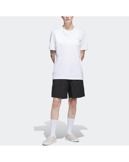 Adidas Black Originals Skateboarding Water Shorts for men
