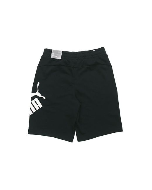PUMA Black Sport Style Sweat Shorts for men