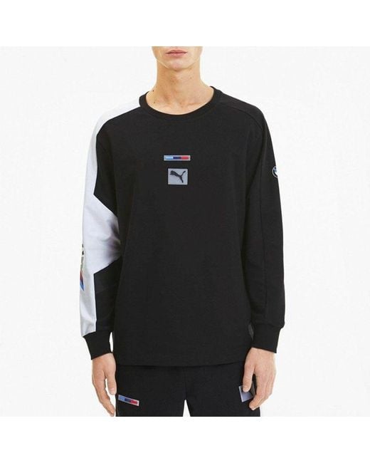 PUMA Blue X Bmw Crossover Racing Series Casual Sports Pullover Round Neck for men