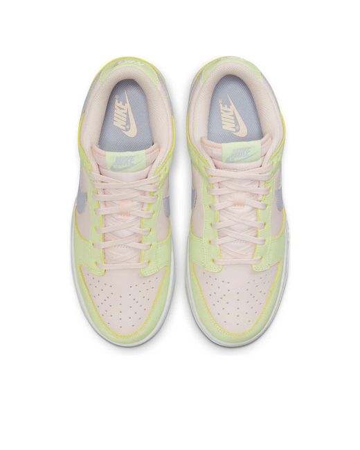 Nike White (Wmns) Dunk Low 'Lime Ice'