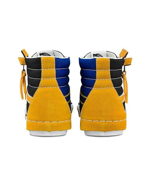 Vans Yellow Sk8-Hi Reissue Cap Skate Shoes for men