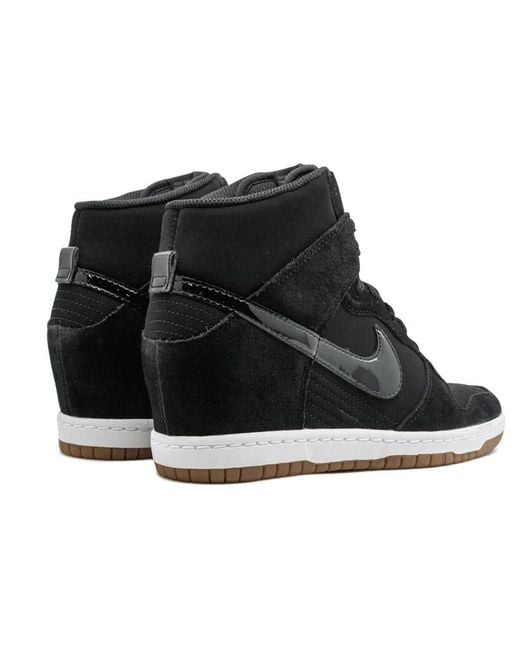 Nike Black (Wmns) Dunk Sky Hi Essential Gum'
