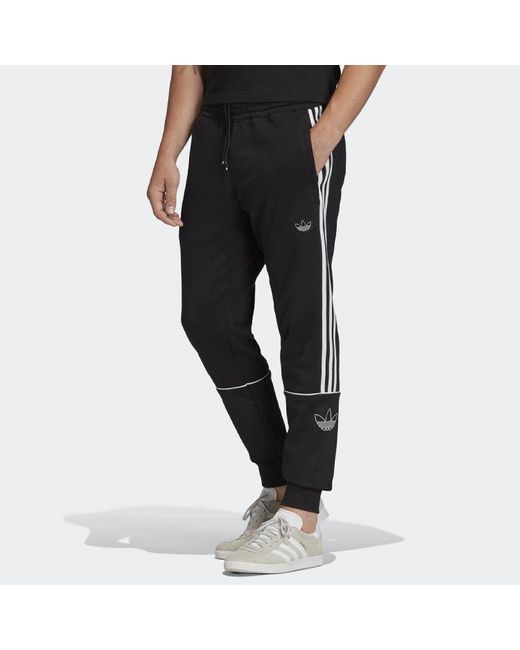 Adidas Black Originals Outline Sp Ft Sports Pants for men