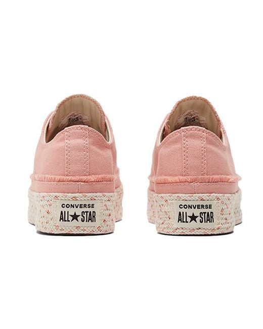 Converse Pink (Wmns) Chuck Taylor All Star Low 'Color Espadrille
