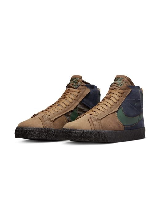 Nike Blue Sb Zoom Blazer Mid Premium 'Legend Dark Obsidian' for men