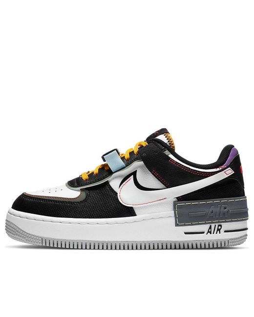 Nike Black (Wmns) Air Force 1 Shadow 'Spiral Sage'