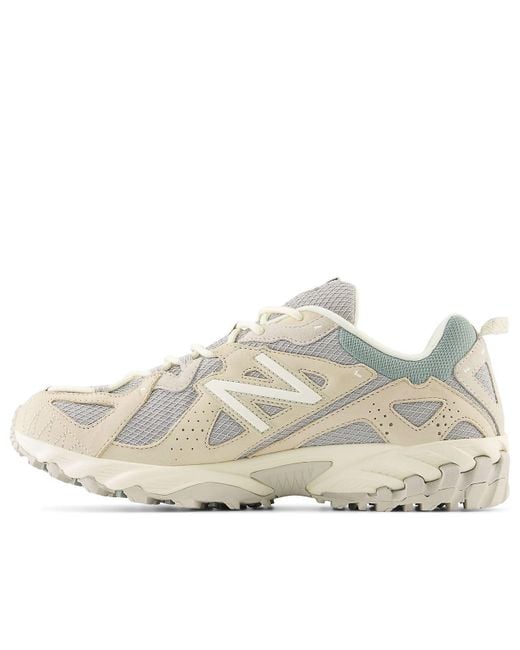 New Balance White 610 'Sandstone Concrete' for men