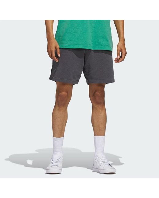 Adidas Gray Originals Featherweight Shmoofoil Shorts 'Carbon' for men