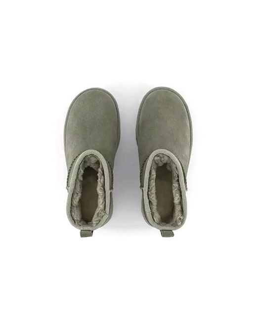 Ugg Gray (Wmns) Classic Ultra Mini Platform 'Moss'