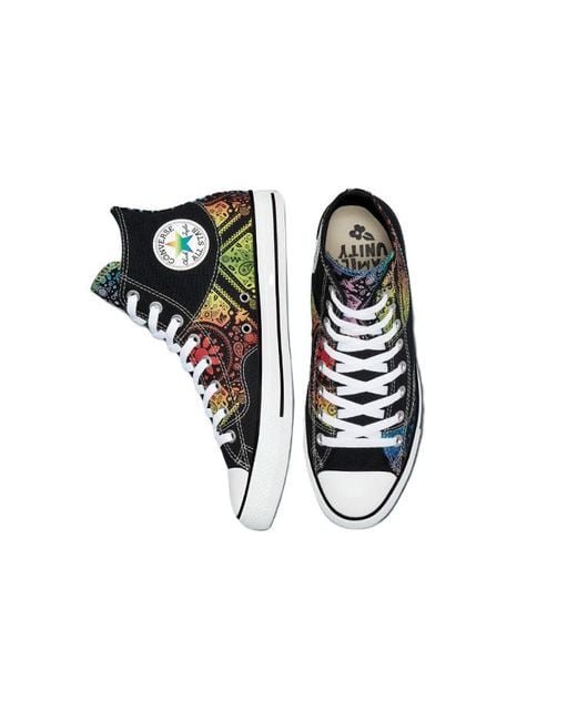 Converse Blue Chuck Taylor All Star High 'Pride' for men