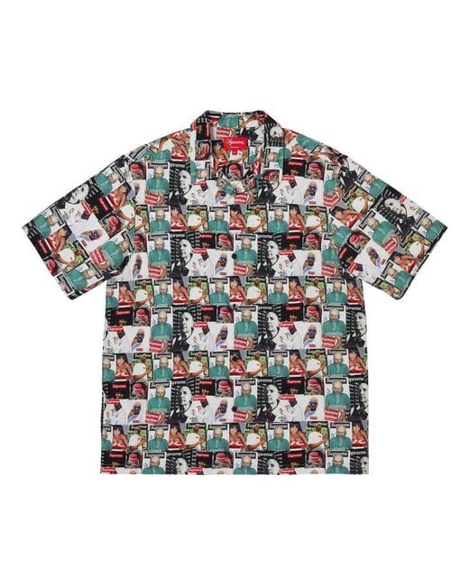 Supreme Green Magazine S/S Shirt for men