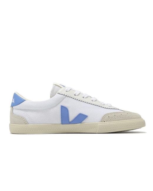 Veja White (Wmns) Volley Canvas Aqua'