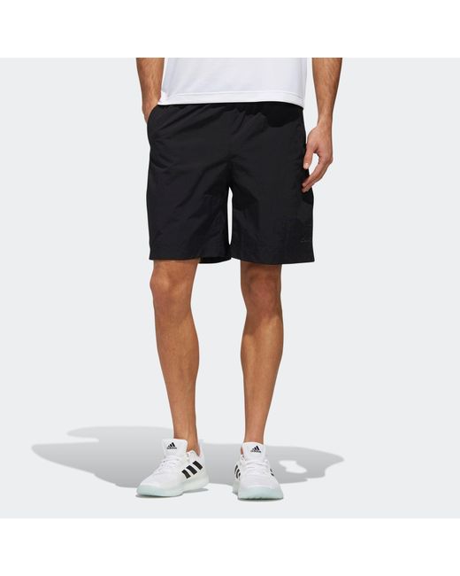 Adidas Black M Mh 3S Wv Sho Woven Solid Color Loose Sports Shorts for men