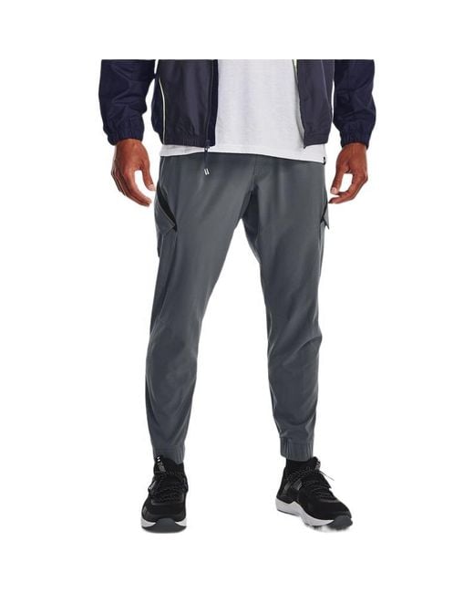 Under Armour Gray Project Rock Unstoppable Pants 'Pitch' for men