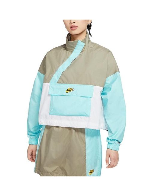 Nike Blue (Wmns) Sportswear Woven Anorak
