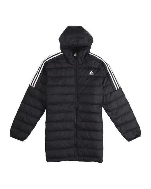 Adidas Blue Logo Print Casual Cap Sports Down Jacket for men