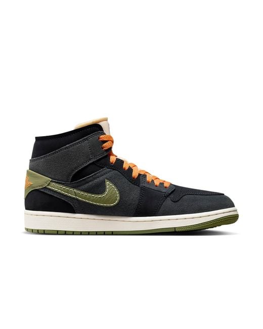Nike Black 1 Mid Se Craft 'Anthracite Light' for men