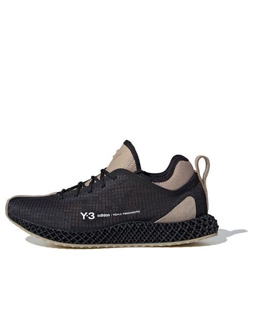Adidas Black Y-3 Runner 4D Sesame' for men