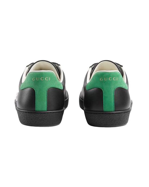 Gucci Black Ace 'Interlocking G for men