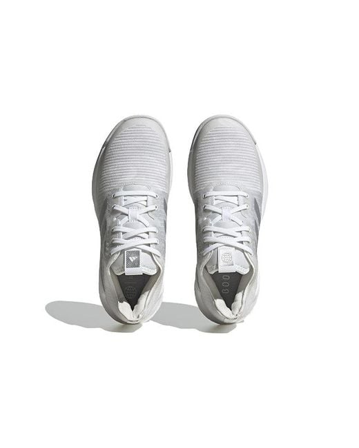 Adidas White (Wmns) Crazyflight Shoes Metallic'