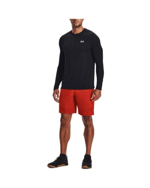 Under Armour Black Seamless Long Sleeve Tee for men