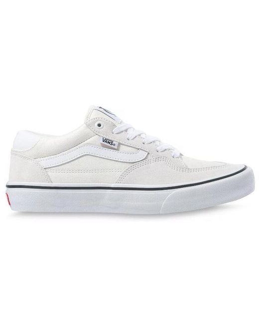 Vans White Rowan Pro Shoes for men