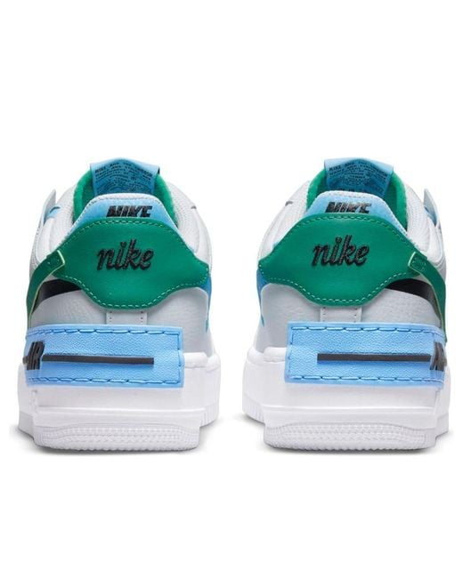 Nike Blue (Wmns) Air Force 1 Shadow 'Photon Dust Malachite'