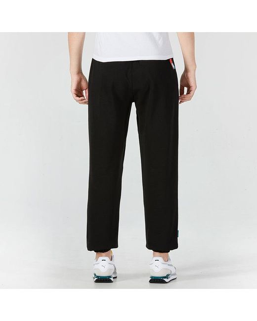 PUMA Black Fandom Sweatpants for men