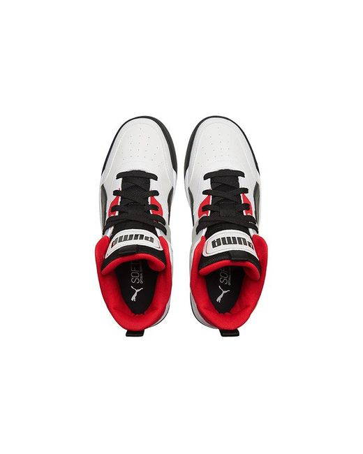 PUMA White Backcourt Mid for men