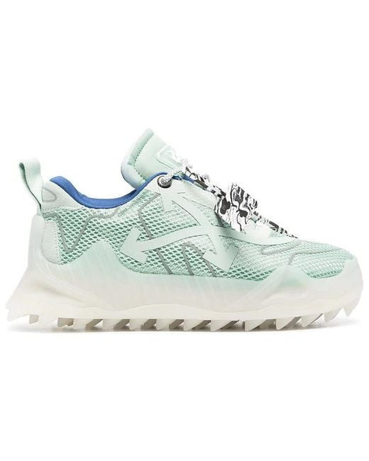 Off-White c/o Virgil Abloh Blue Odsy Mesh Low Top Running Shoes for men