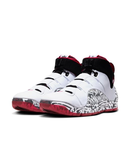 Nike White Zoom Lebron 4 'Graffiti' for men