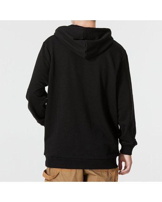 PUMA Black Ac Milan Football Pullover Hoodie for men