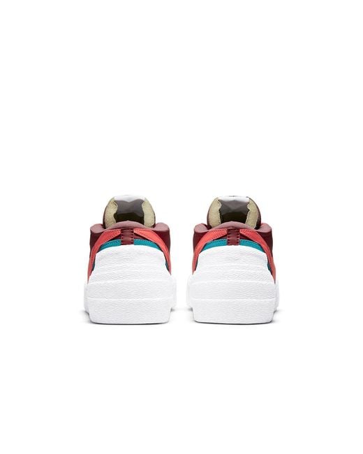 Nike Red X Sacai X Kaws Blazer Low 'Team' for men