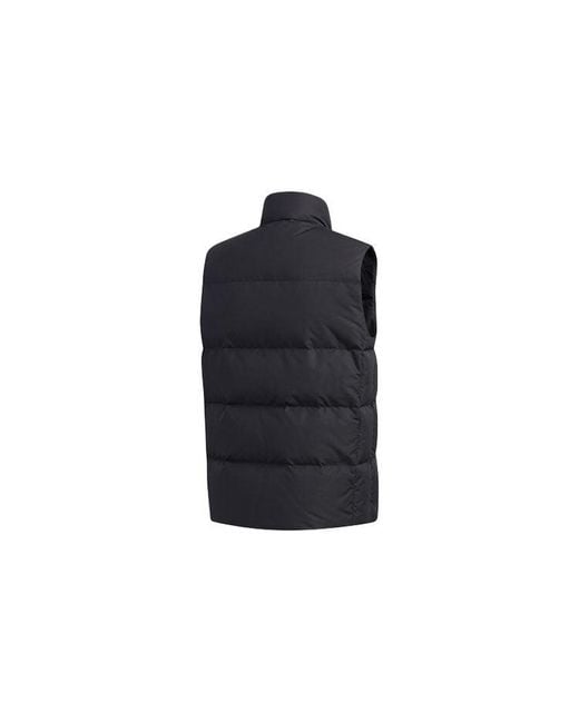 Adidas Blue Xplr Dwn Vest Alphabet Casual Down Vest for men
