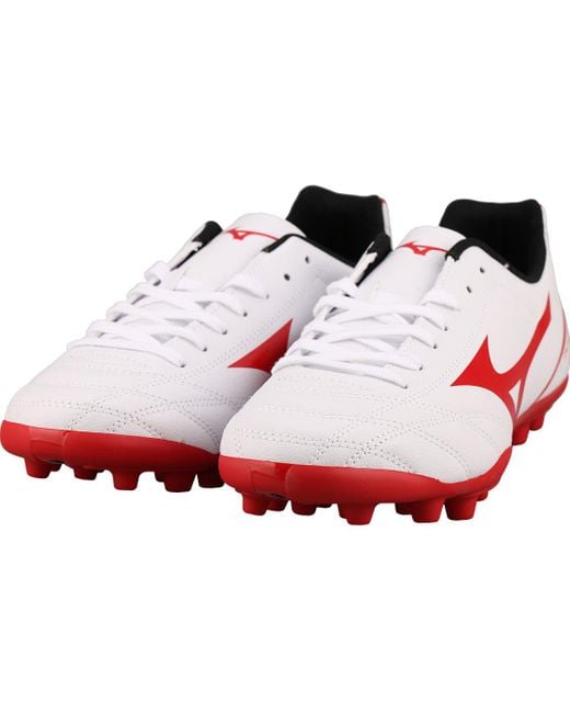 Mizuno Red Potrero Wide Ag Short Nail Soccer Shoes for men