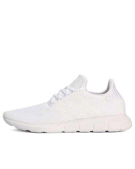 Adidas White Swift Run 'Triple' for men